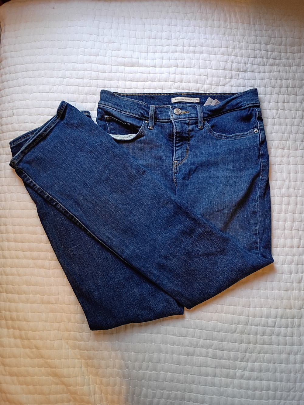 Levi's Women's Shaping Bootcut Jeans in Deep Blue Wash